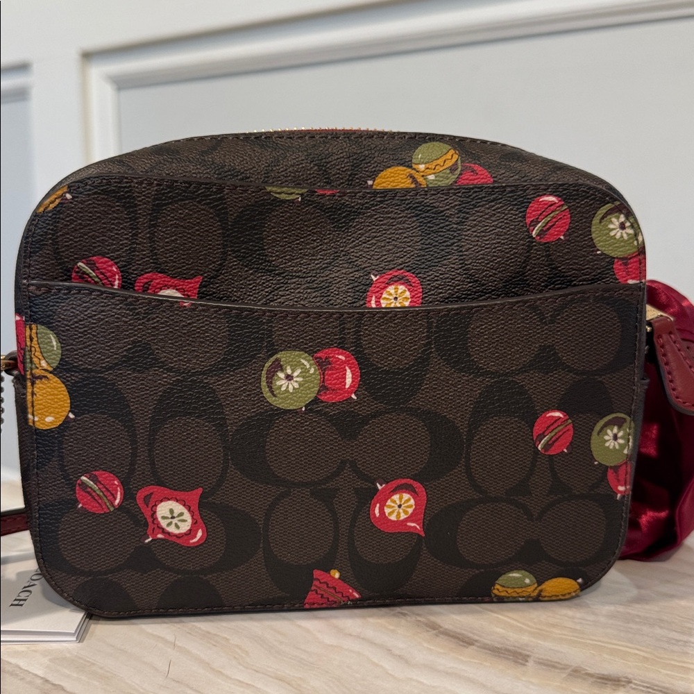 Coach Crossbody Christmas Holiday Limited Edition Signature Ornament Camera Bag - Picture 7 of 17